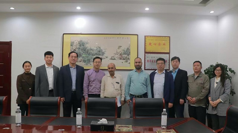 印度客戶(hù)來(lái)我公司參觀(guān)考察。